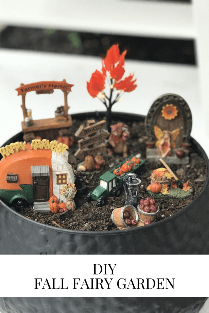 DIY Fall Fairy Garden • Dreaming of Homemaking