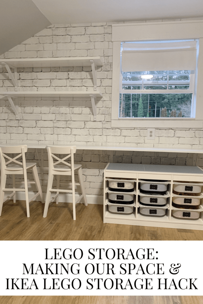 LEGO Storage: Making Our Space And Ikea Lego Storage Hack • Dreaming of Homemaking