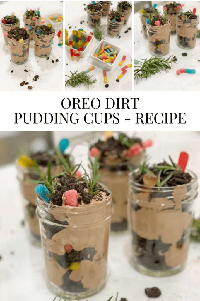 Oreo Dirt Pudding Cups - Recipe