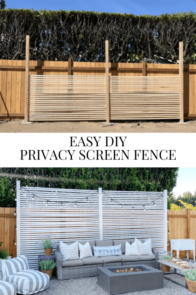 Easy - DIY Privacy Screen • Dreaming of Homemaking