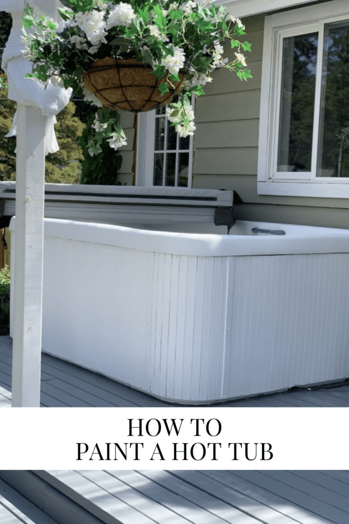 How To Paint A Hot Tub • Dreaming of Homemaking