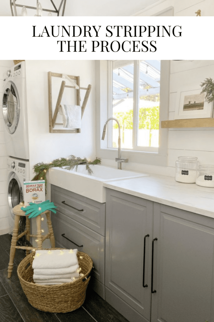 Laundry Stripping - The Process • Dreaming of Homemaking