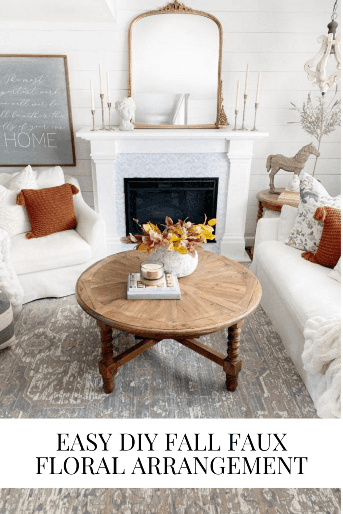 Easy DIY Fall Faux Floral Arrangement • Dreaming of Homemaking