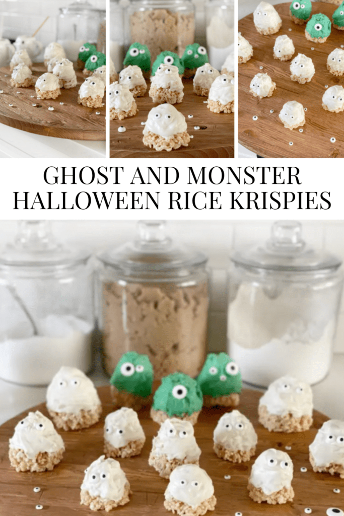 Ghost and Monster Halloween Rice Krispies • Dreaming of Homemaking