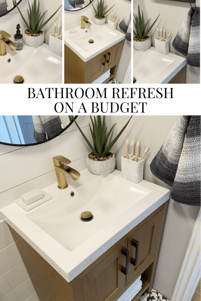 Bathroom Refresh On A Budget • Dreaming of Homemaking