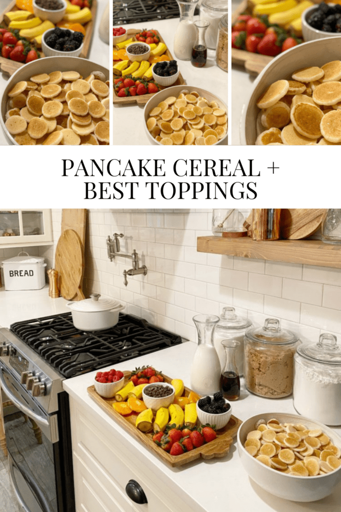 Pancake Cereal + Best Toppings • Dreaming of Homemaking