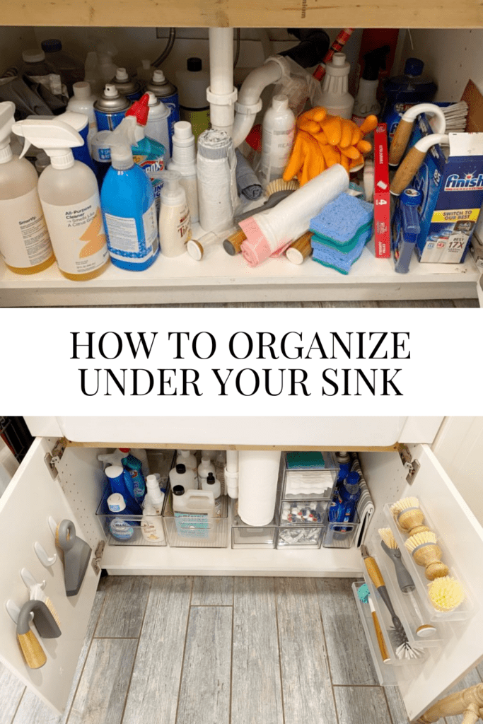 How To Organize Under Your Sink • Dreaming of Homemaking