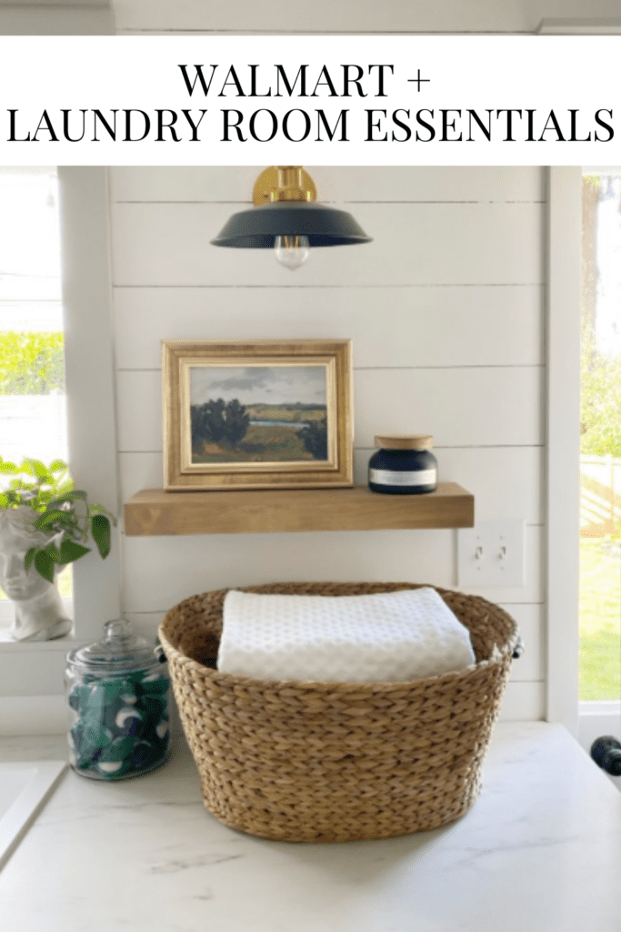 Walmart + Laundry Room Essentials • Dreaming of Homemaking