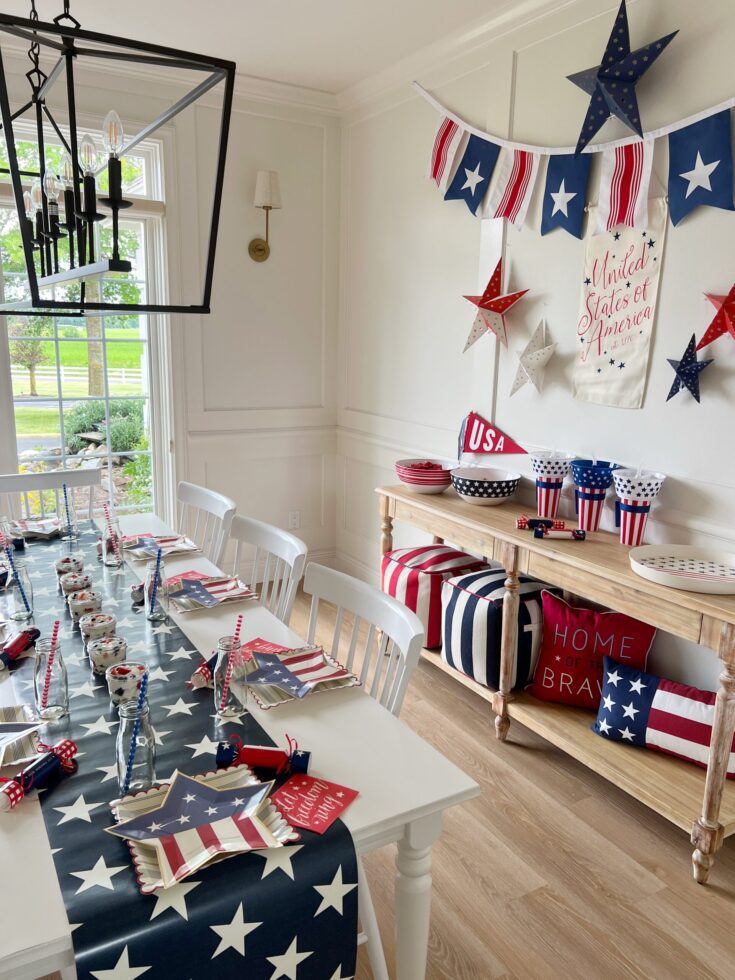Image for Patriotic Decor - Fourth of July Table
