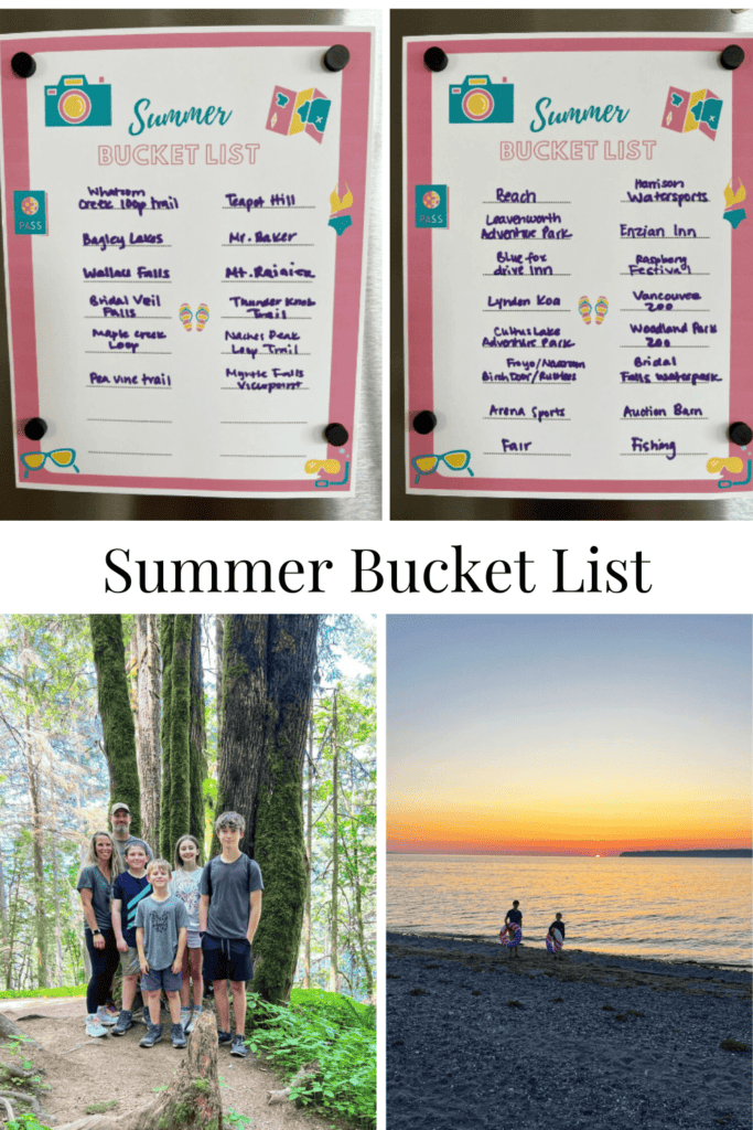 Summer Bucket List