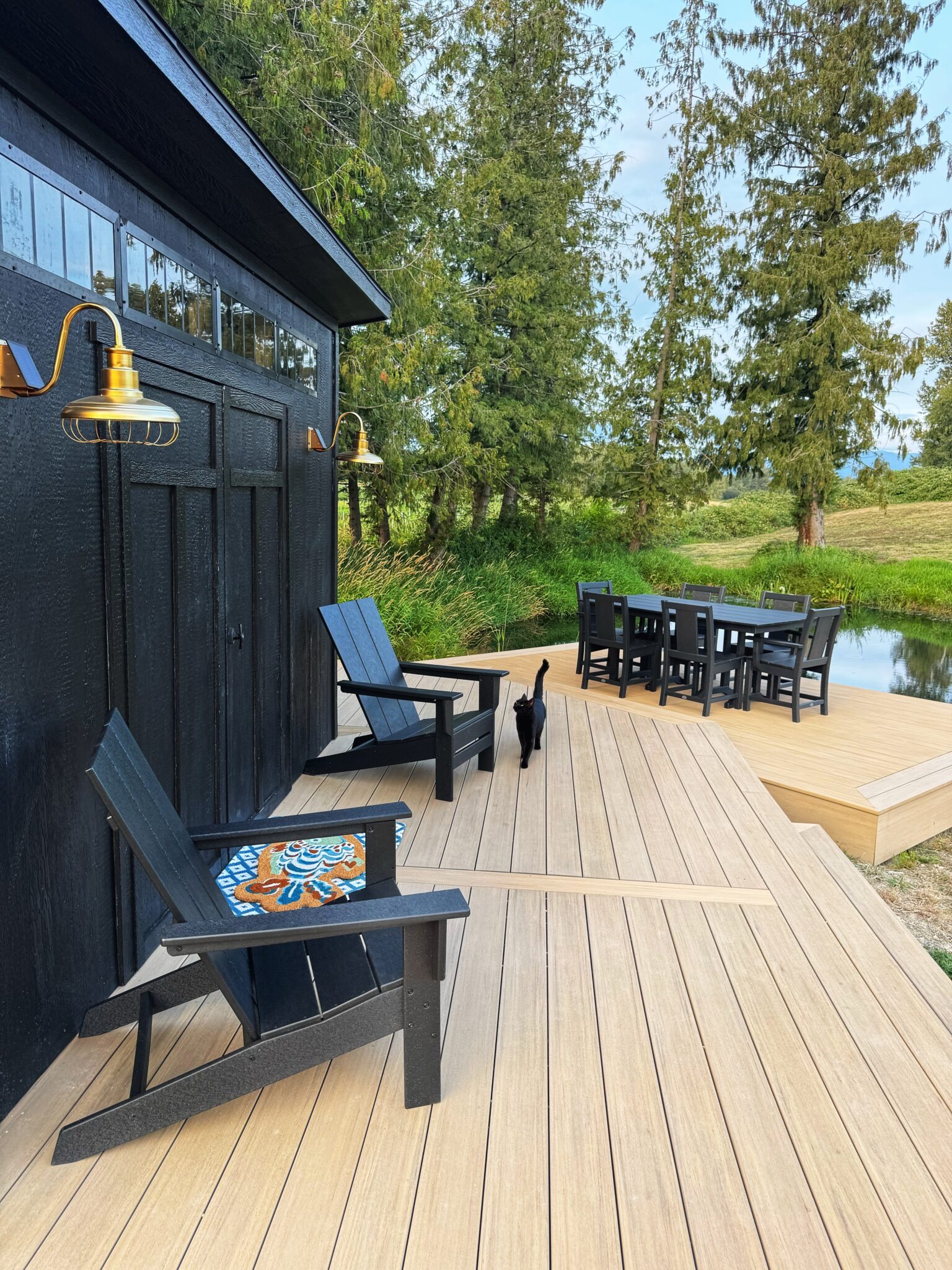 Pond Deck Makeover : Outdoor Living With POLYWOOD Furniture