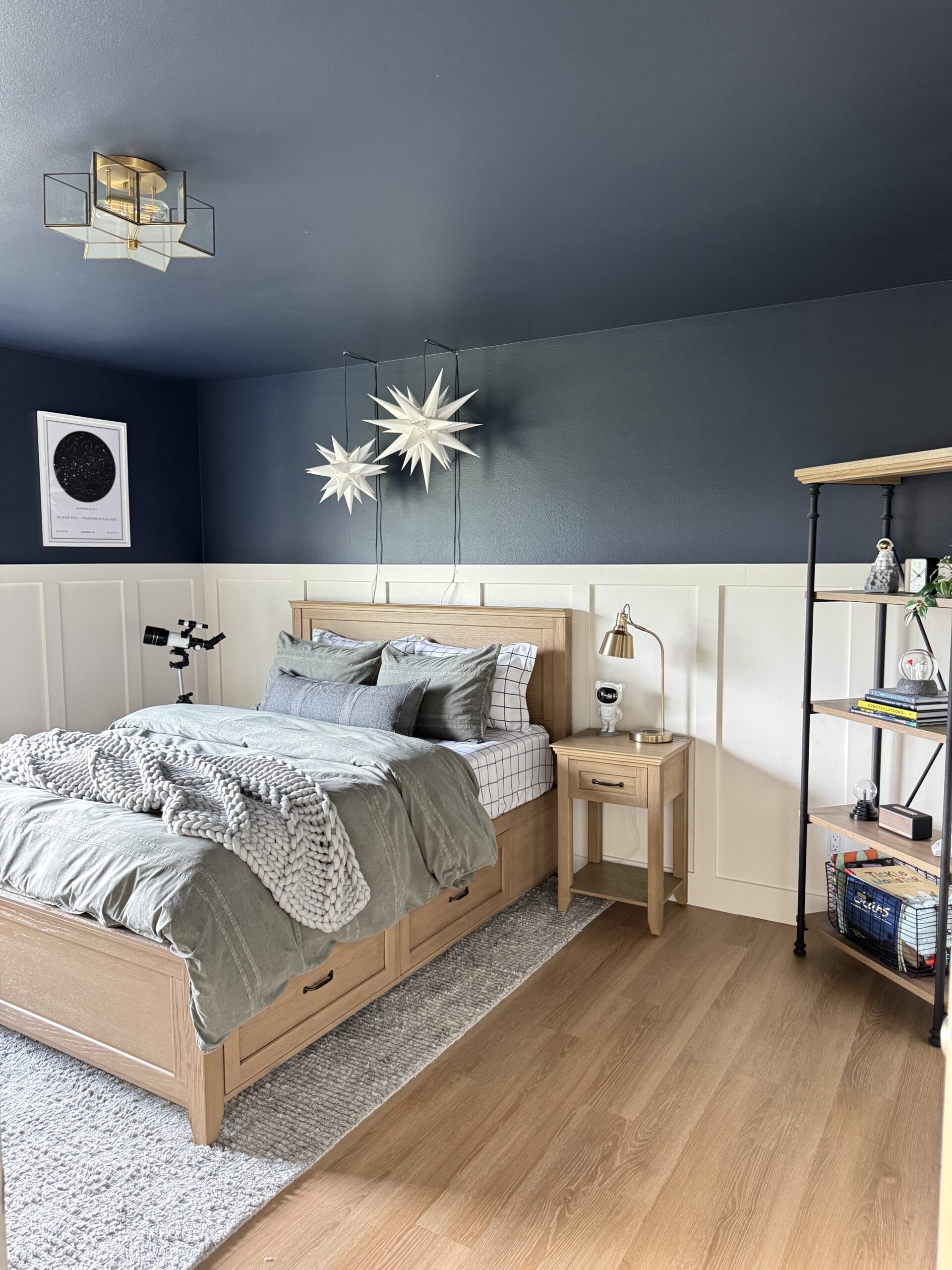 Space Themed Teen Bedroom Makeover